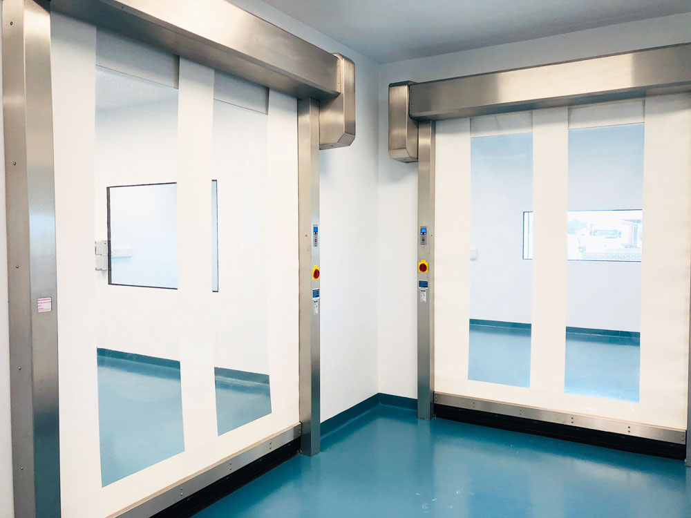 Speed Gates for isolating areas in the Cleanroom